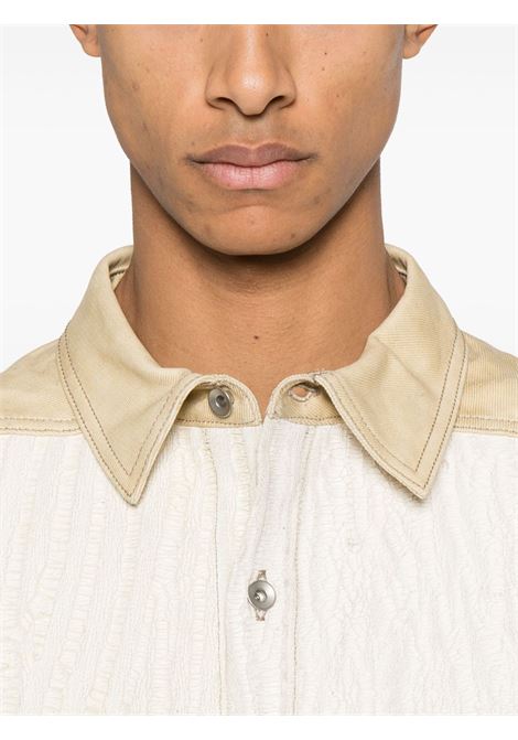 White and beige SL Tommy Jumbo gilets Rick Owens DRKSHDW - men RICK OWENS DRKSHDW | DU01E3764DCFR8111